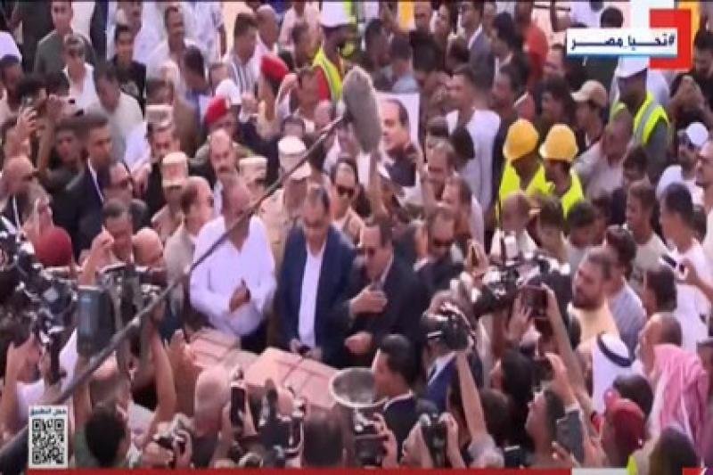 مدبولي يضع حجر الأساس لعدد من المجمعات العمرانية الجديدة بشمال سيناء