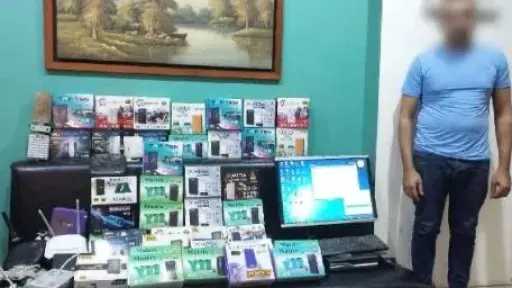ضبط متهم بالشرقية لإدارته شبكة بث تلفزيوني لاسلكية... ضبط متهم بالشرقية لإدارته شبكة بث تلفزيوني لاسلكية بدون ترخيص