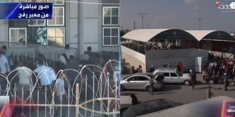 لحظة مغادرة أصحاب الجنسيات الأجنبية من غزة بعد فتح معبر رفح.. «فيديو»