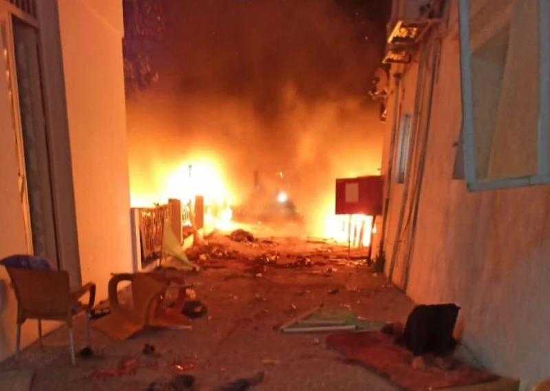 عاجل.. قصف إسرائيلي لـ مستشفى العيون في غزة الان بالقنابل .. «حريق ضخم»