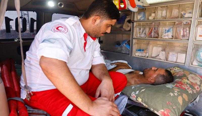 الأمين العام للهلال الأحمر المصري: الإصابات القادمة من غزة صعبة للغاية.. «فيديو»