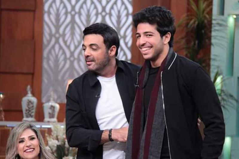 عمرو محمود ياسين ونجله