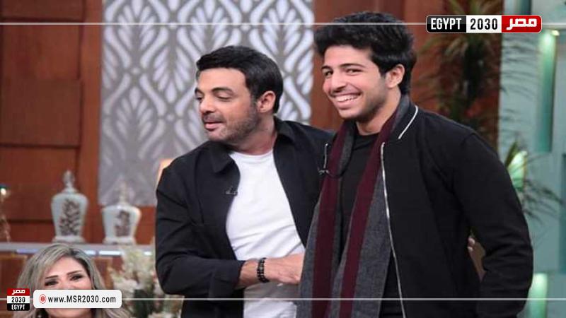 عمرو محمود ياسين ونجله