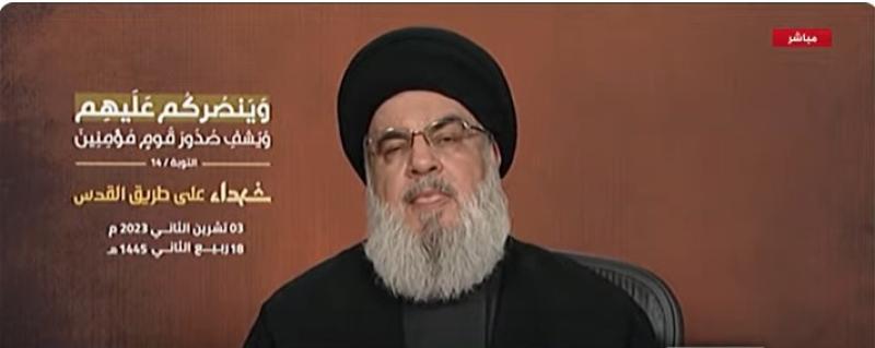 الأمين العام لحزب الله: نحن دخلنا المعركة منذ الثامن من أكتوبر