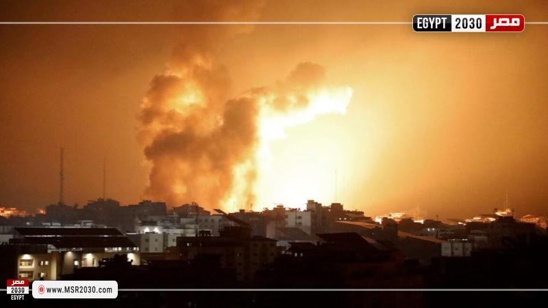 عاجل قصف إسرائيلي على قطاع غزة الان 