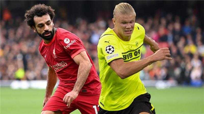 نجم ليفربول يكشف سر تألق محمد صلاح وهالاند مهووس