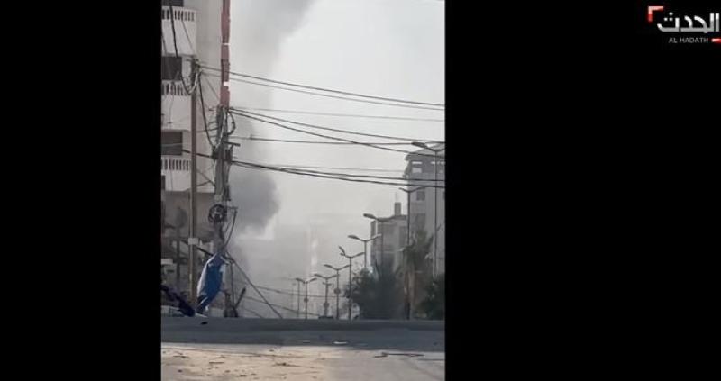غارات إسرائيلية تحاوط مستشفى القدس في قطاع غزة.. «فيديو»