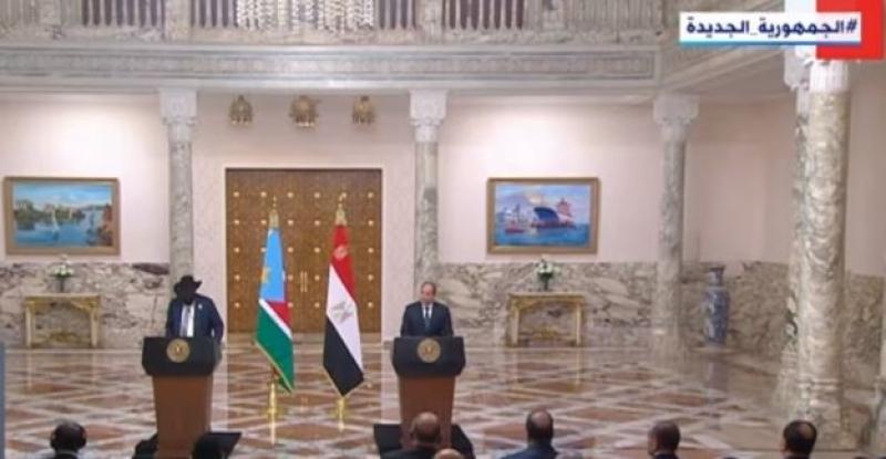 «السيسي» يكشف تفاصيل المباحثات مع سيلفا كير بشأن الأزمة السودانية