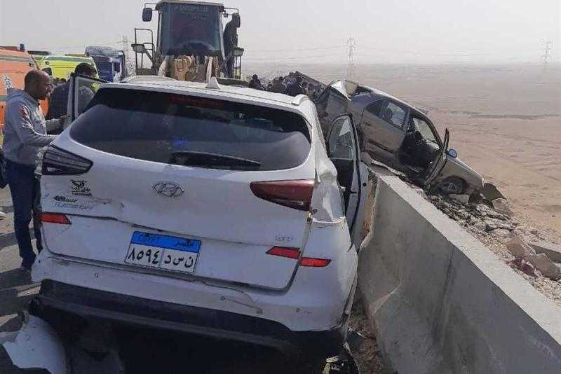 مصرع وإصابة 24 شخصا بينهم أطفال في حادث تصادم أمام ”الريف الأوروبي”