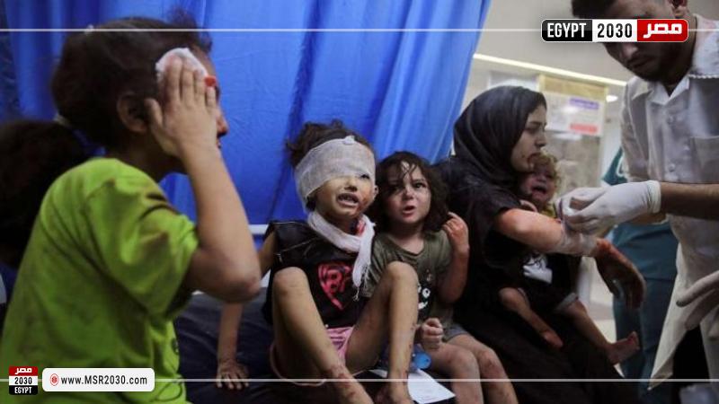 جرحى جراء القصف الإسرائيلي
