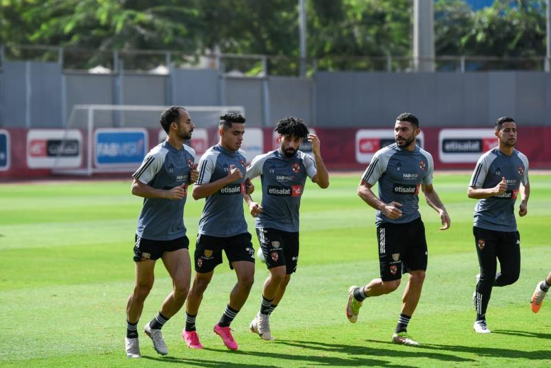 خريطة تدريبات الأهلي استعدادًا لمواجهة الجونة في دوري نايل