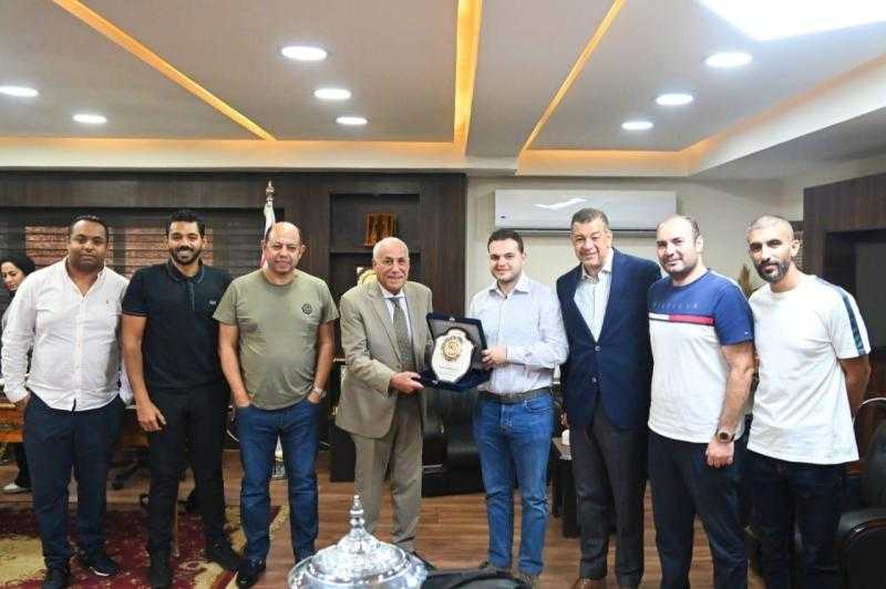 مجلس الزمالك يستقبل نائب رئيس نادي سيراميكا بعد فوزه في الانتخابات