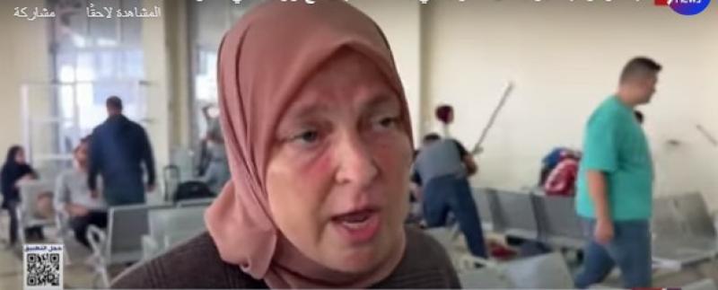 شاهد.. سيدة أوكرانية تهرب من الحرب لتجد نفسها محاصرة في غزة