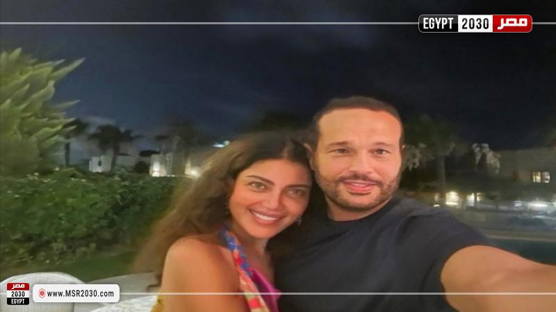 ريهام حجاج وزوجها