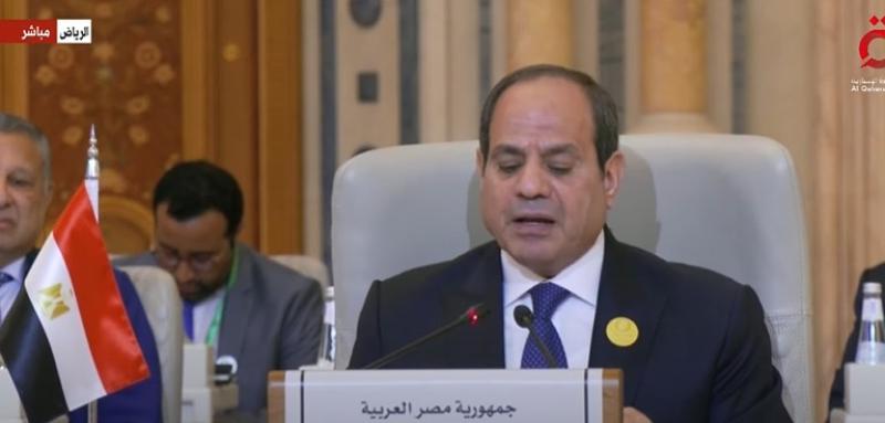 السيسي: ما يحدث في غزة كشف عن «سقوط مدوي» للمواقف الإنسانية