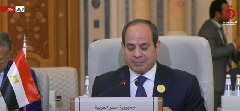 السيسي يدعو للوقف الفوري لإطلاق النار في غزة بلا قيد أو شرط