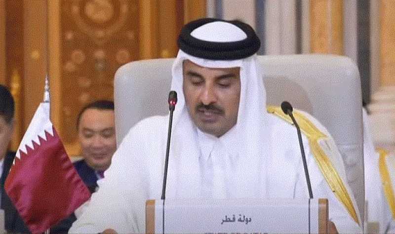 أمير قطر: نرفض التهديد بقصف المساعدات كوسيلة للضغط والابتزاز السياسي