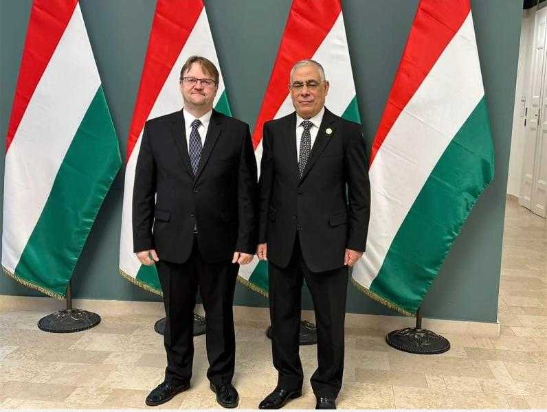 في أول زيارته الخارجية.. النائب العام يلتقي نظيره المجري في بودابست