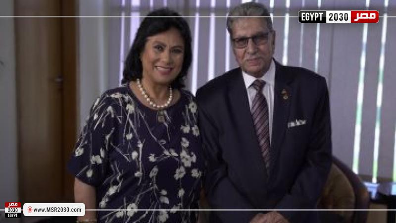 الفنانة سلوي عثمان ووالدها 