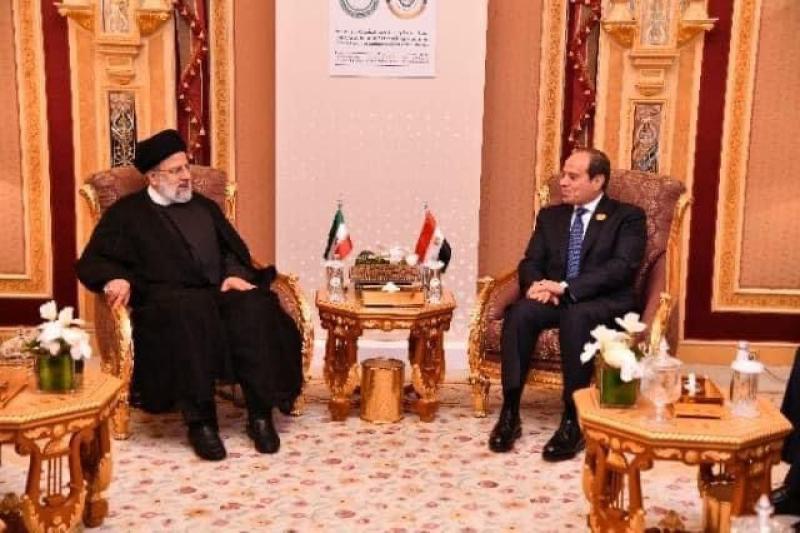 السيسي وإبراهيم رئيسي