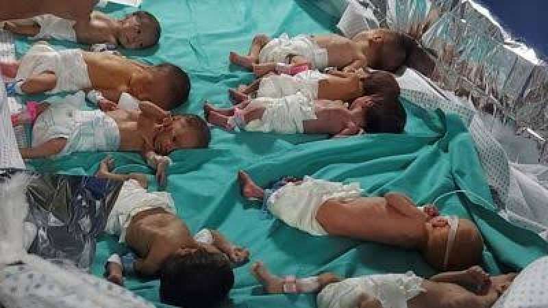 معاناة الأطفال المبتسرين في مستشفيات غزة 