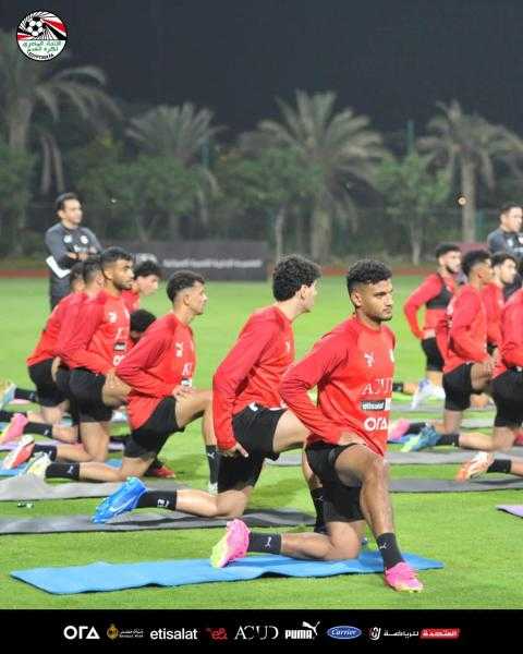 المنتخب الأولمبي يؤدي تدريبه الأول بالعاصمة الإدارية استعدادًا لأولمبياد باريس