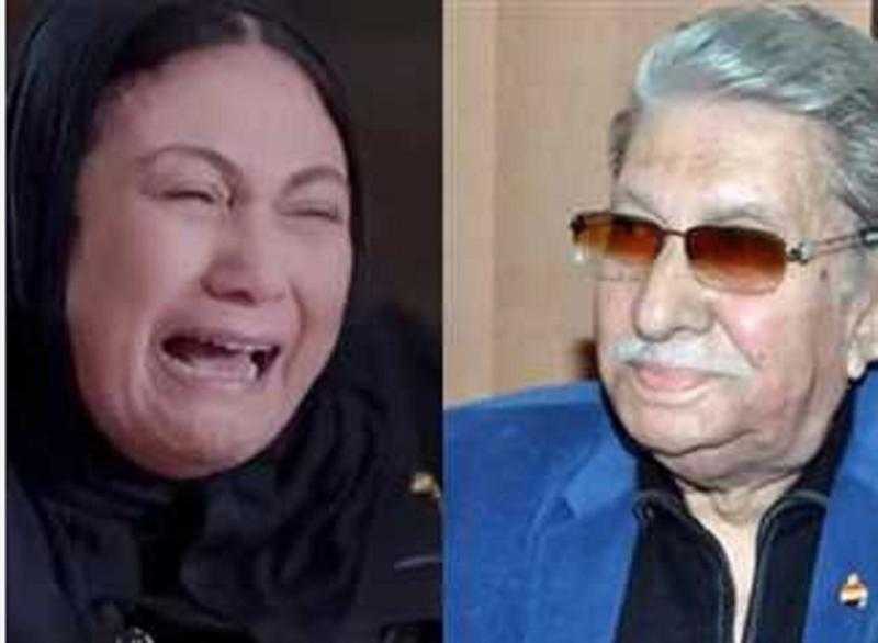 سلوى عثمان تستقبل العزاء في والدها اليوم