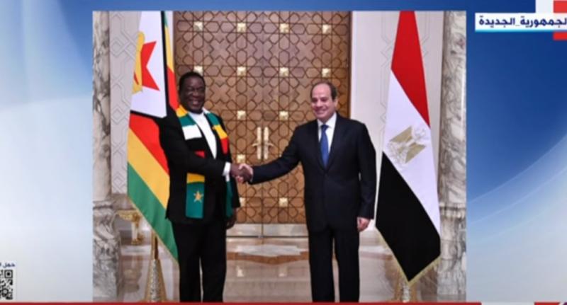الرئيس السيسي ونظيره الزيمبابوي يؤكدان أهمية تكثيف الجهود الأفريقية لضمان مرونة اقتصادات القارة