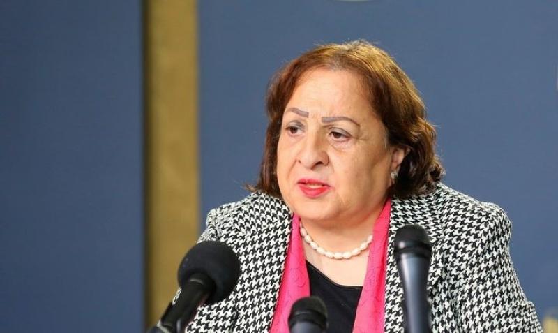 وزيرة الصحة الفلسطينية