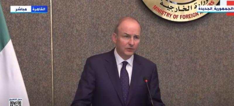 وزير الخارجية الأيرلندي: نقدر دور مصر لحل الأزمة الفلسطينية