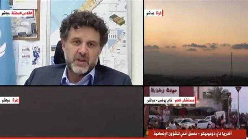 الأمم المتحدة: الوضع في قطاع غزة مأساوي ولا يمكن تخيل حجم المعاناة