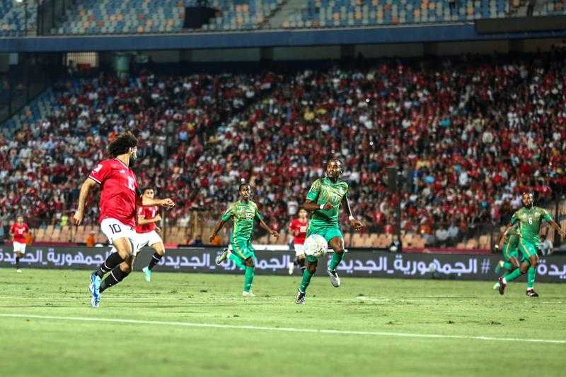 الشوط الأول.. محمد صلاح يتقدم بثنائية لمنتخب مصر أمام جيبوتي بتصفيات كأس العالم