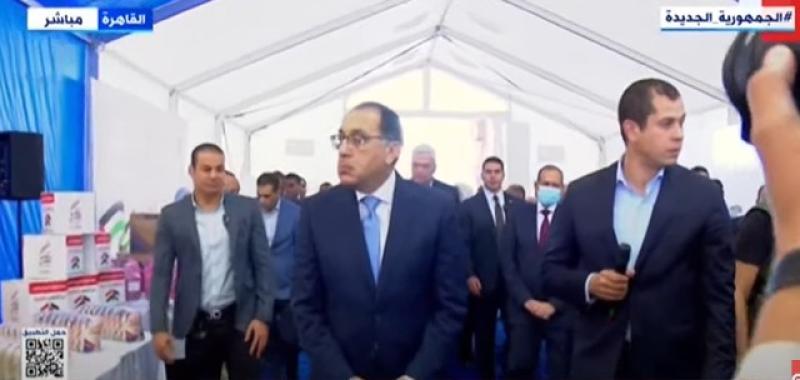 رئيس الوزراء يشهد إطلاق قافلة صندوق «تحيا مصر» لدعم أهالي غزة