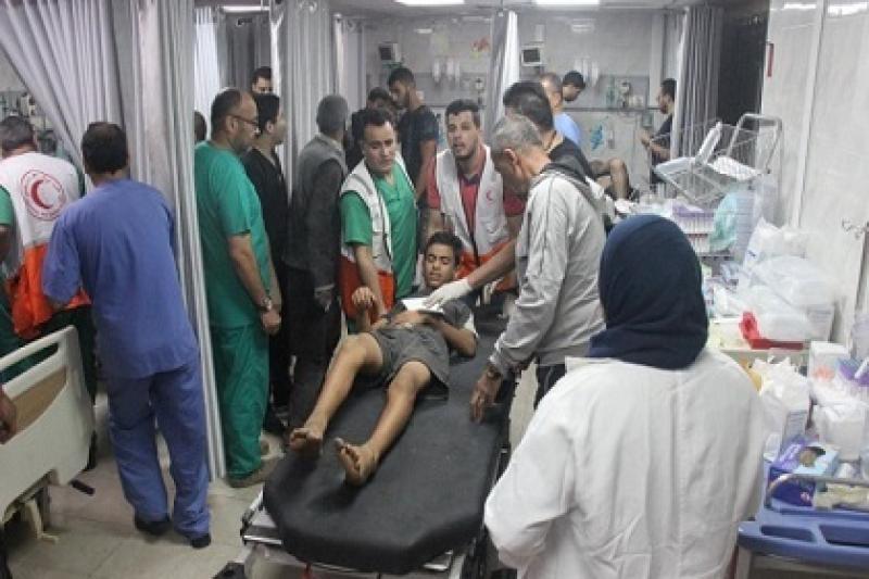 جرحى فلسطينيين