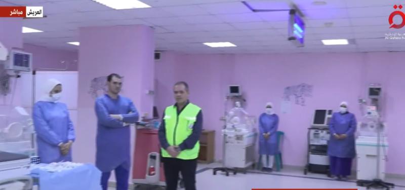 القاهرة الإخبارية: وصول الأطفال الخُدج الفلسطينيين إلى مستشفى العريش