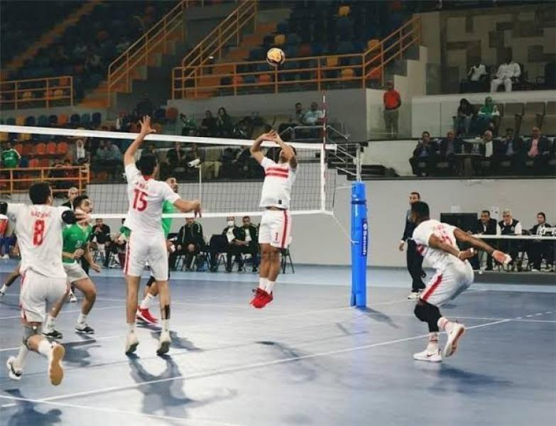 الزمالك يفوز على الطيران بثلاثة أشواط في دوري الطائرة