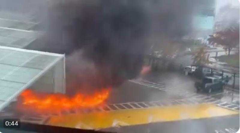 مقتل اثنين في انفجار كبير على معبر جسر رينبو بين كندا والولايات المتحدة