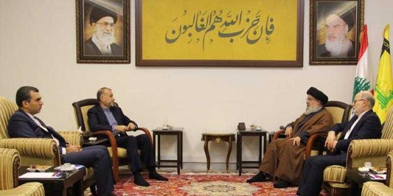 نصر الله يبحث مع عبد اللهيان جهود وقف العدوان الصهيوني على غزة