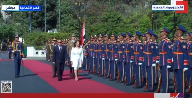 بث مباشر.. السيسي يستقبل رئيسة المجر بقصر الاتحادية