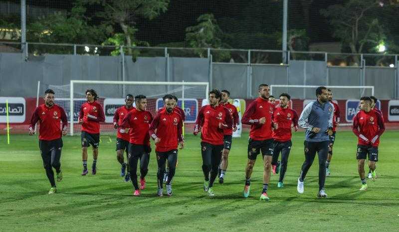 الأهلي يختتم استعداداته لمباراة سموحة في الدوري الممتاز