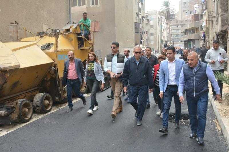 محافظ القليوبية يتفقد أعمال رصف مساكن بهتيم اسكو