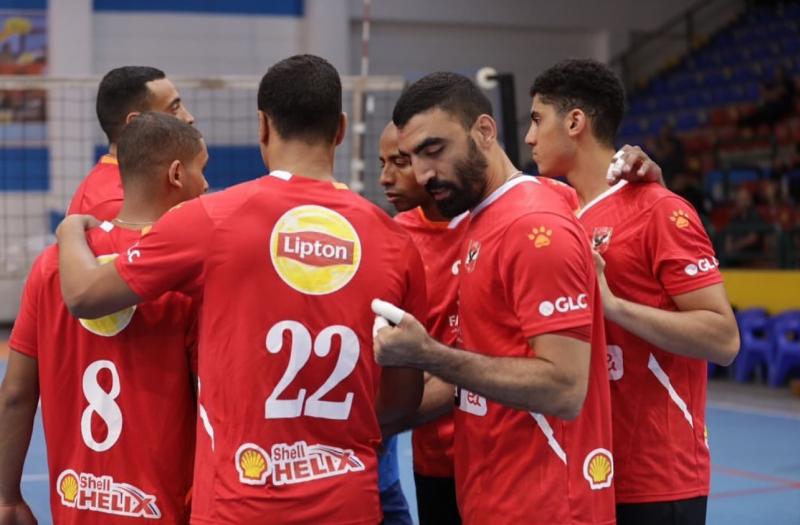«رجال طائرة الأهلي» يواجه الشمس في بطولة الدوري