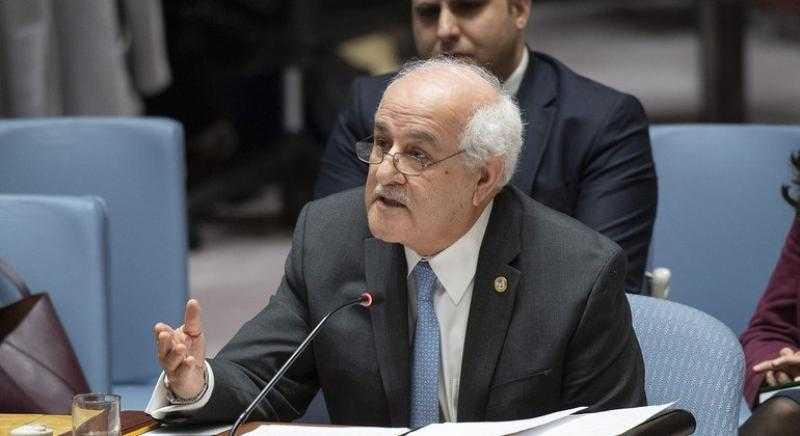 مندوب فلسطين بالأمم المتحدة يرفض تصريحات نتنياهو بشأن التهجير