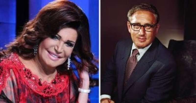 هنري كيسنجر ونجوى فؤاد