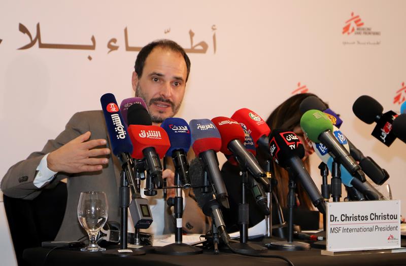 رئيس منظمة أطباء بلا حدود 