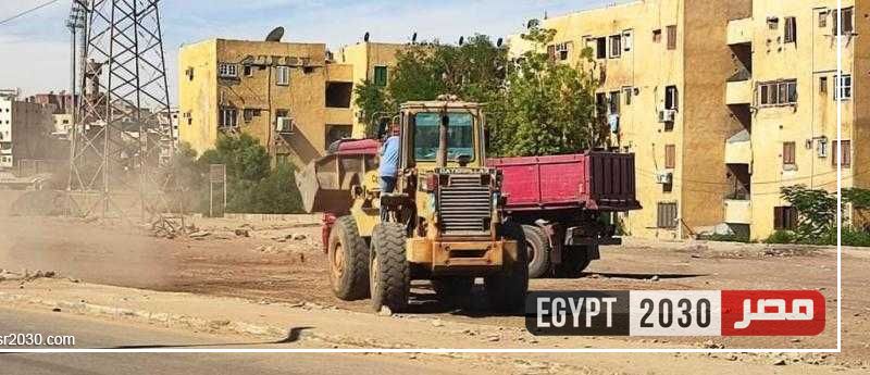 محافظ أسوان يوجه بتكثيف أعمال النظافة ورفع التراكمات