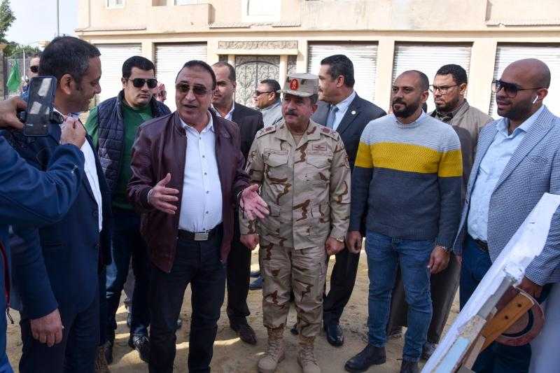 محافظ الإسكندرية يتفقد مشروع إنشاء السوق الدائم بقرية بهيج
