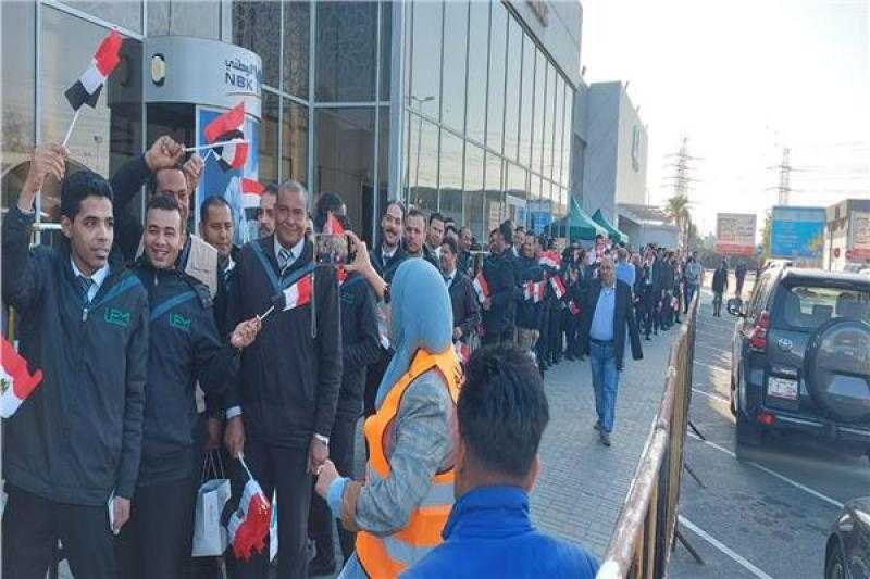 مصريون بالكويت يحرصون على الإدلاء بأصواتهم في الانتخابات الرئاسية