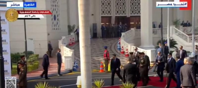 الرئيس السيسي يصل لافتتاح معرض «إيديكس 2023»