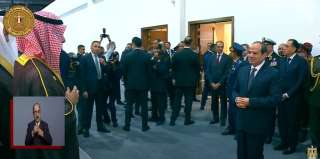 السيسي يتفقد جناح المملكة العربية السعودية بمعرض «إيديكس 2023»
